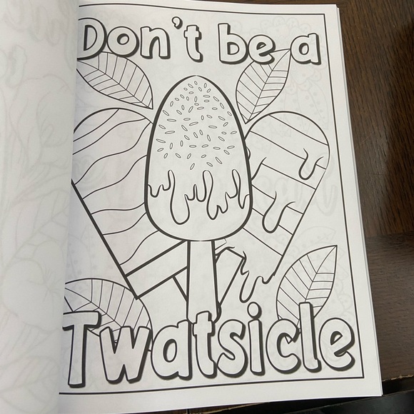 Adult Swearing Words Coloring Book - Picture 2 of 3